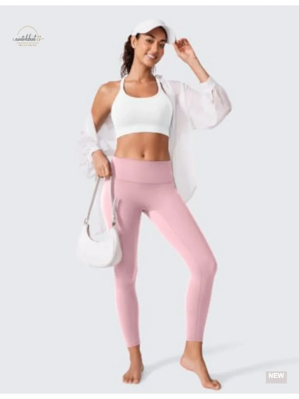 Seamless Scoop Neck Racerback Sports Bra Medium Support Wireless Removable Pads